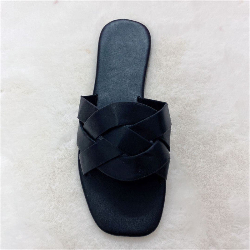 Popular Casual Beach Shoes Lightweight Flat Bottom Ladies