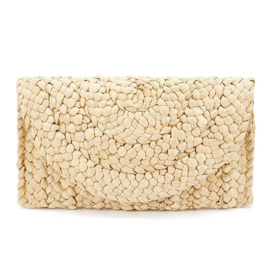 Corn Husk Clutch Straw Woven Leisure Bag