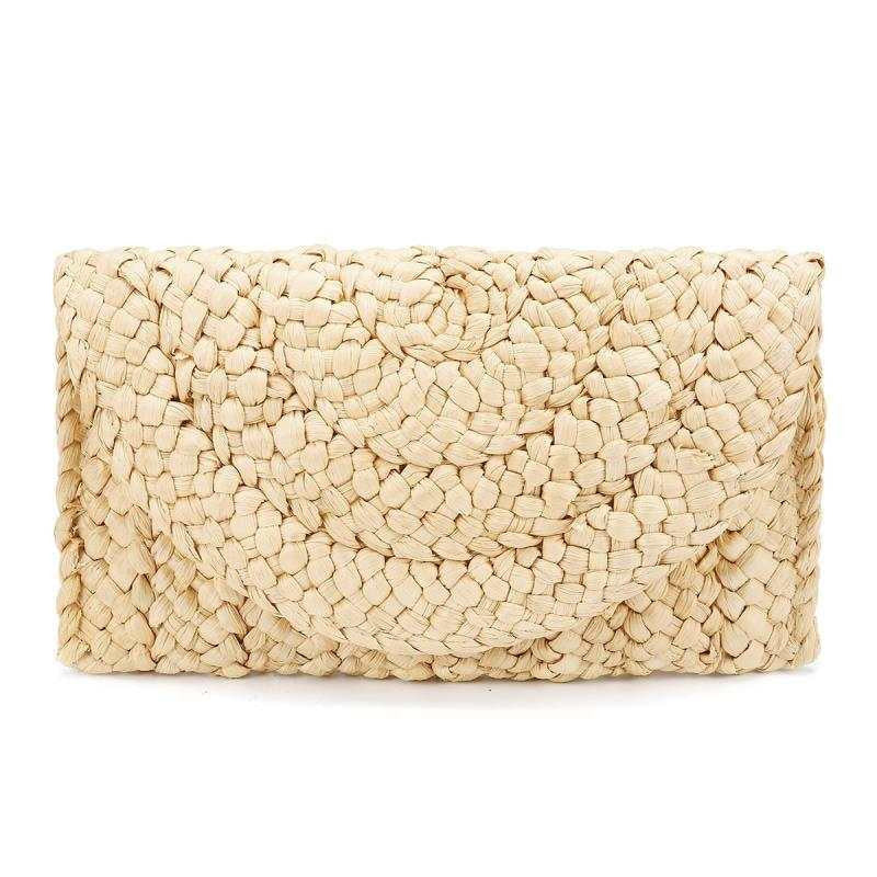 Corn Husk Clutch Straw Woven Leisure Bag