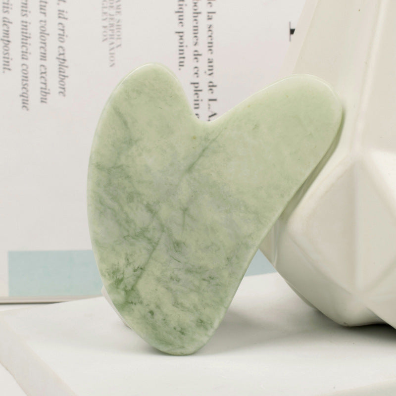 Johor Bahru Jade Heart-Shaped Facial Beauty Massage Scraping Board