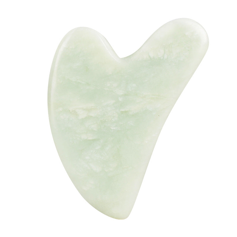 Johor Bahru Jade Heart-Shaped Facial Beauty Massage Scraping Board