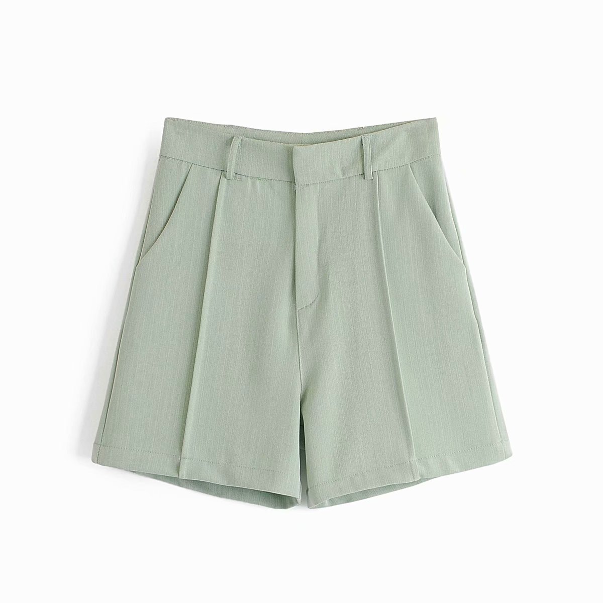 Wide Leg High Waist Shorts, Short Pants, Women'S Summer Loose Straight Five-Point Pants, Summer Suit Pants, Women'S Thin Section