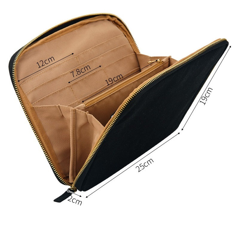Ankou Korean Multi-Function Digital Bag Simple Portable Travel Storage Bag Credential Bag