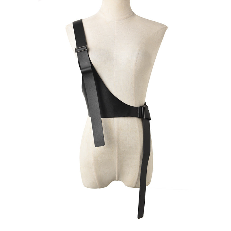 Adjustable PU Strap Waist Seal Decorative Strap