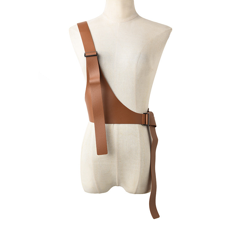 Adjustable PU Strap Waist Seal Decorative Strap