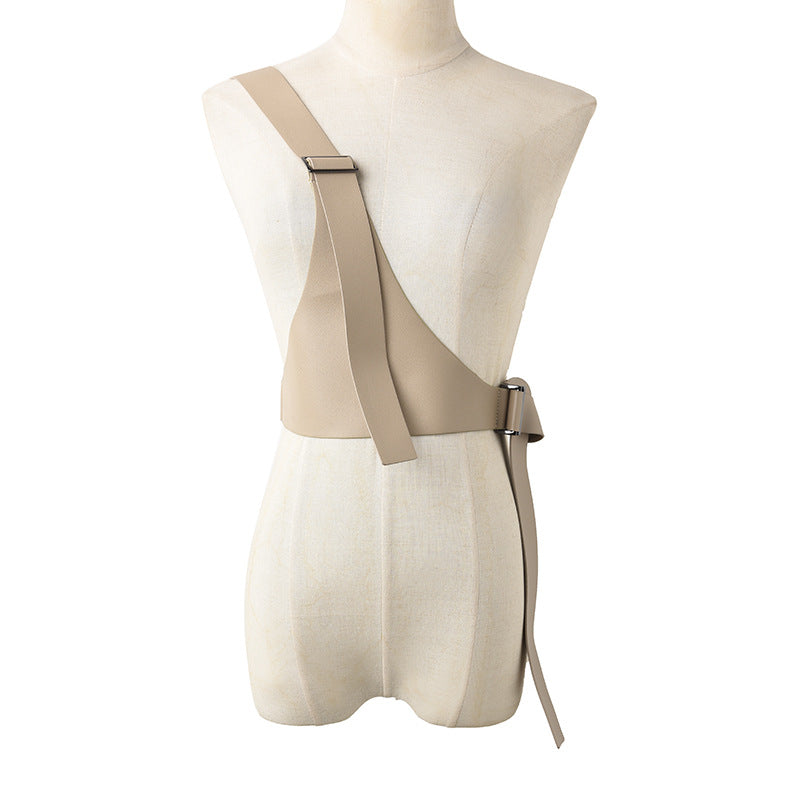 Adjustable PU Strap Waist Seal Decorative Strap