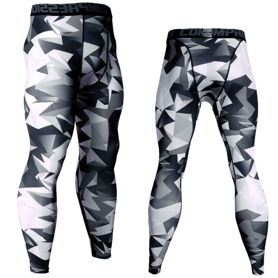 Sweatpants High Elastic Skinny Trousers Men'S Trousers