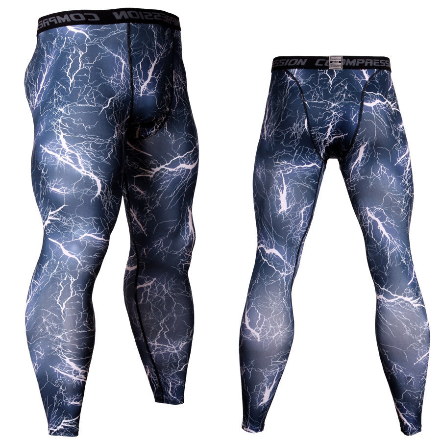 Sweatpants High Elastic Skinny Trousers Men'S Trousers