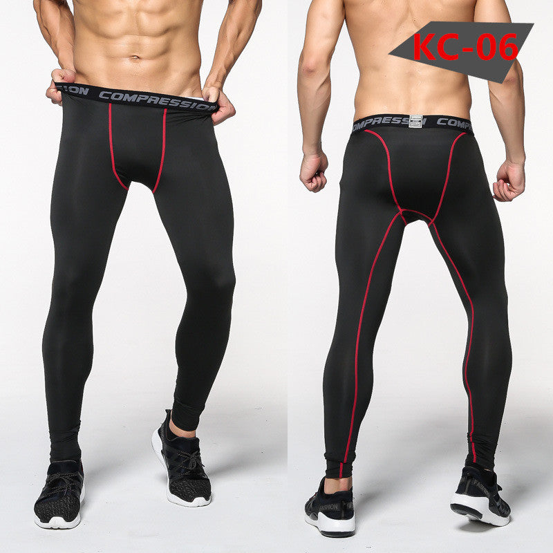 Sweatpants High Elastic Skinny Trousers Men'S Trousers