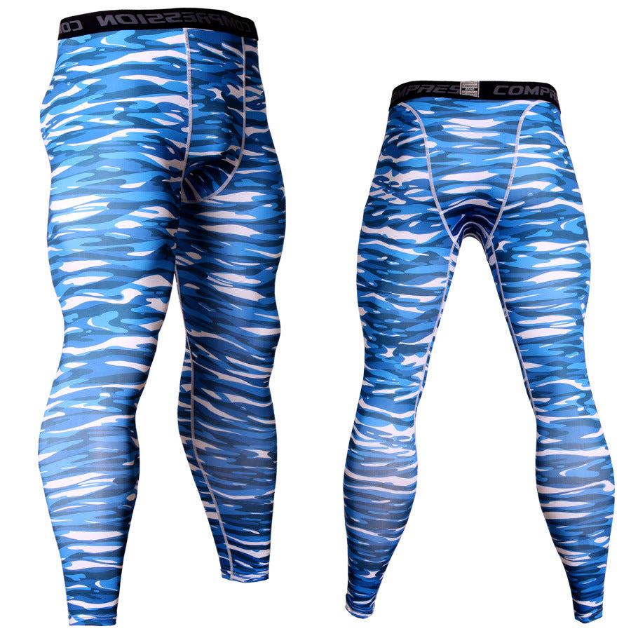 Sweatpants High Elastic Skinny Trousers Men'S Trousers
