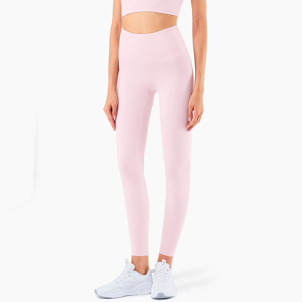 Tight-fitting High-waisted Peach Hip Fitness Pants