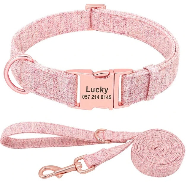Hundehalsbånd med gravering Anti-tab halsbånd Golden Retriever Mellemstore og Store Hunde Teddy Små Hunde Halsbånd Line