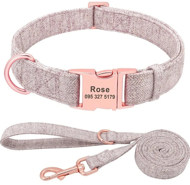 Hundehalsbånd med gravering Anti-tab halsbånd Golden Retriever Mellemstore og Store Hunde Teddy Små Hunde Halsbånd Line