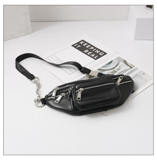 Bag Waist Bag Women's Trendy Ins Bag New Female Bag Trendy Star With The Same Paragraph Net Celebrity Messenger Chest Bag Wild Single Shoulder