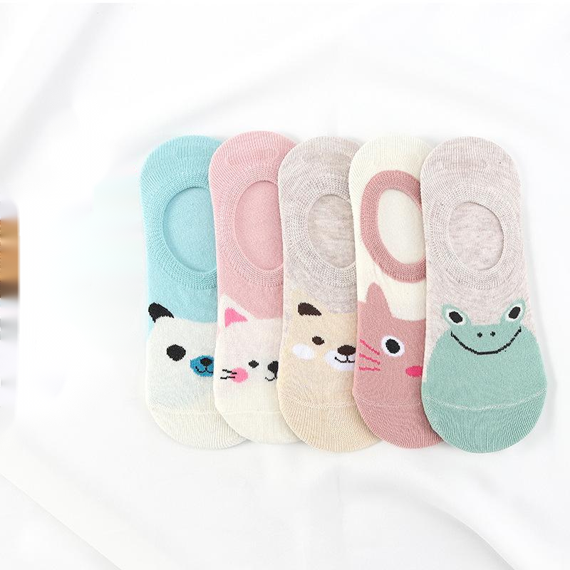 Japanese Cute Cartoon Small Animal Boat Socks