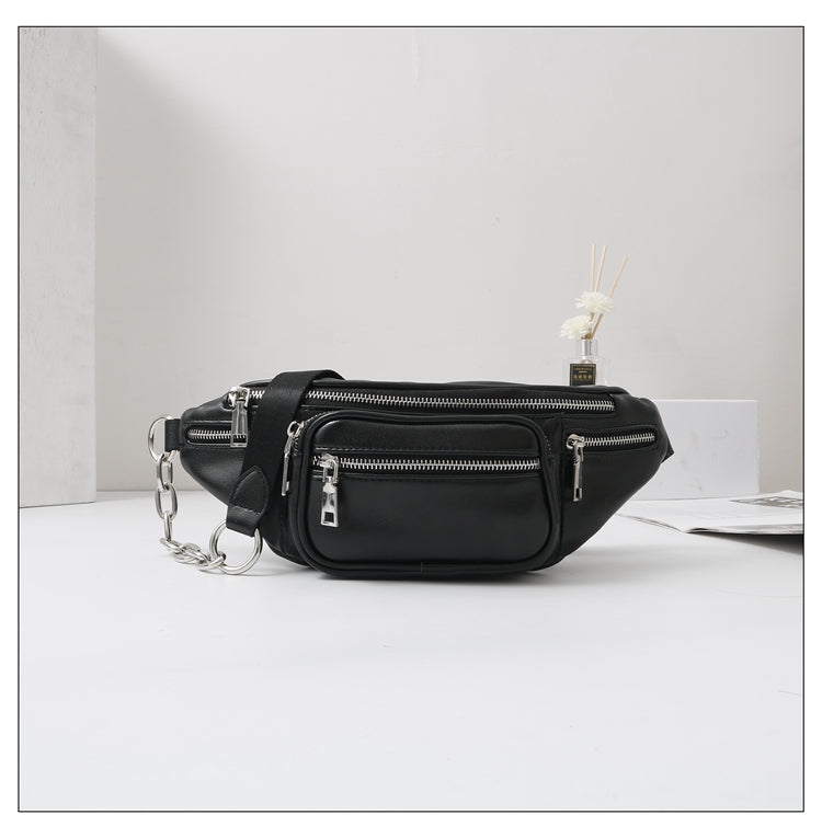 Bag Waist Bag Women's Trendy Ins Bag New Female Bag Trendy Star With The Same Paragraph Net Celebrity Messenger Chest Bag Wild Single Shoulder