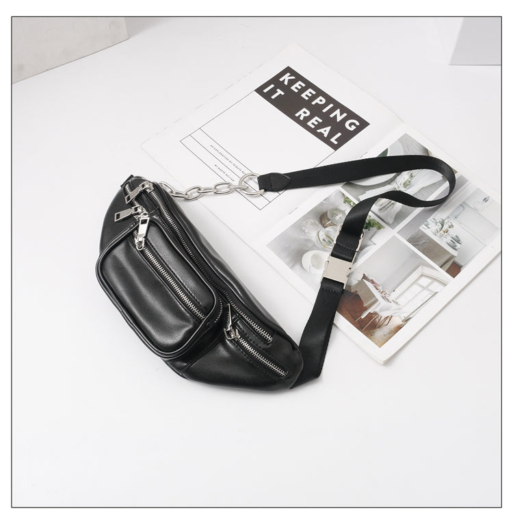 Bag Waist Bag Women's Trendy Ins Bag New Female Bag Trendy Star With The Same Paragraph Net Celebrity Messenger Chest Bag Wild Single Shoulder