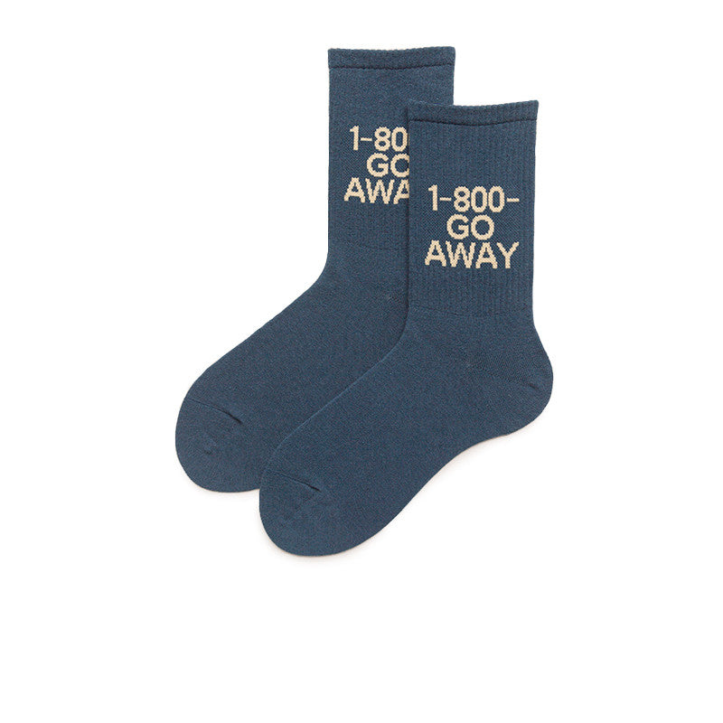 Spring And Autumn Mid-Length Hip-Hop Street Sports Socks