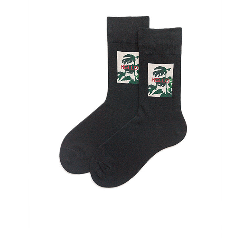 Spring And Autumn Mid-Length Hip-Hop Street Sports Socks