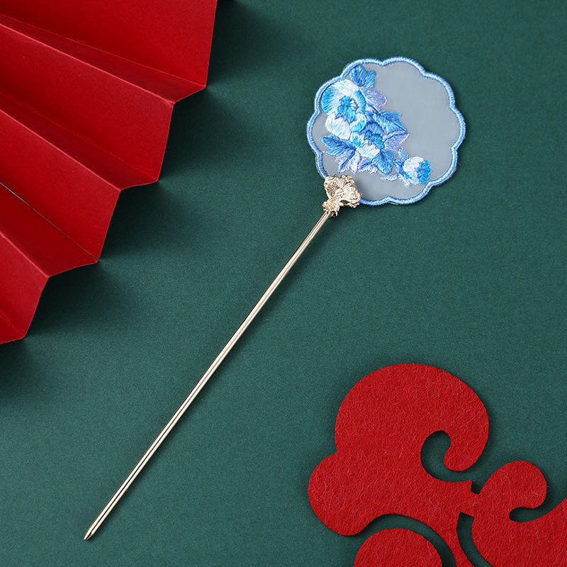 Antique Hairpin Bookmark Su Embroidery Ribbon Embroidery Embroidery
