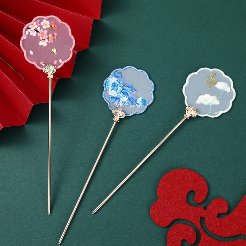 Antique Hairpin Bookmark Su Embroidery Ribbon Embroidery Embroidery