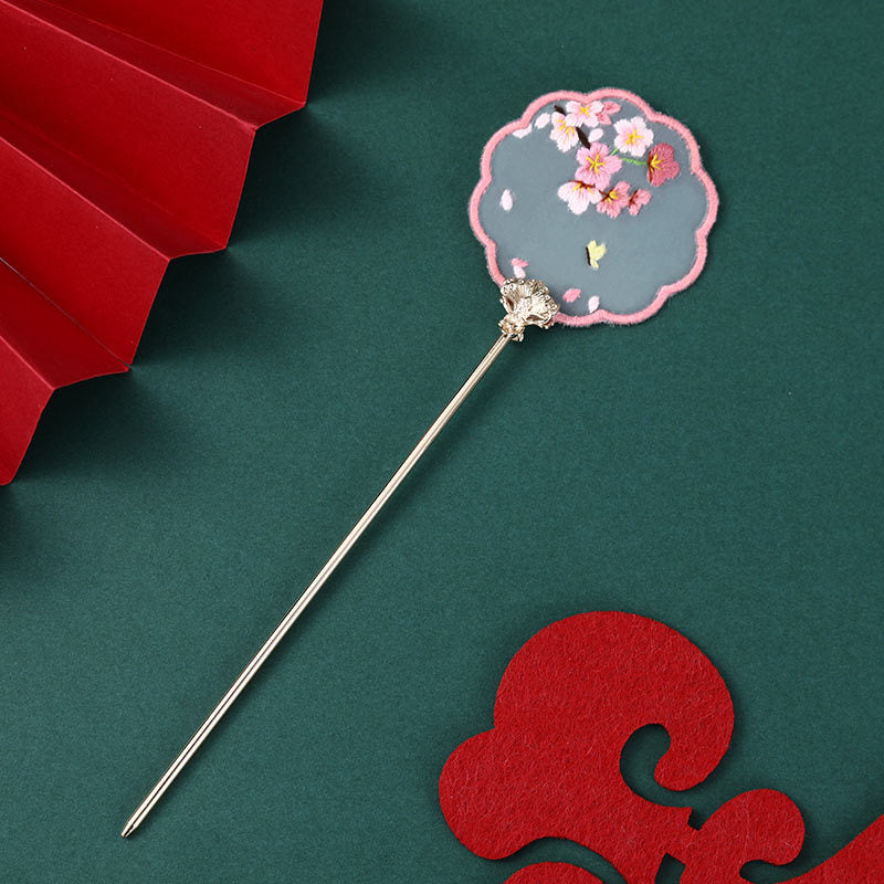 Antique Hairpin Bookmark Su Embroidery Ribbon Embroidery Embroidery