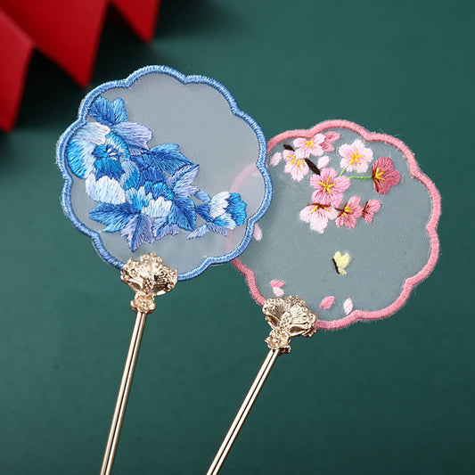 Antique Hairpin Bookmark Su Embroidery Ribbon Embroidery Embroidery