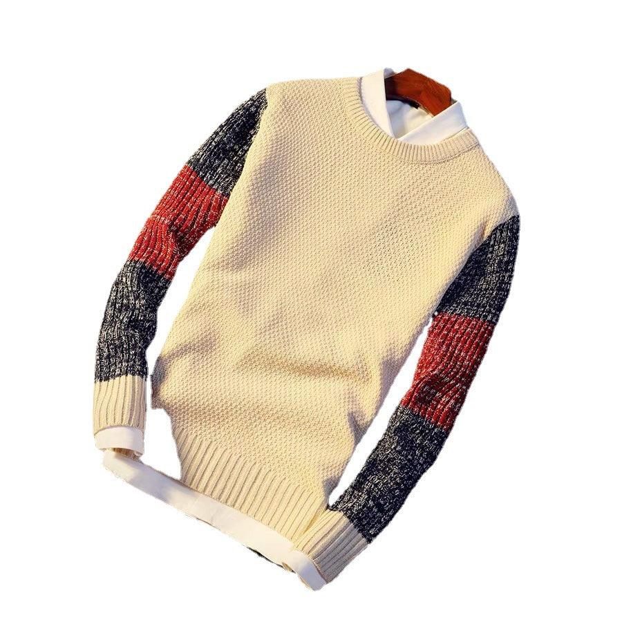 Fashion Casual Men's Round Neck Sweater