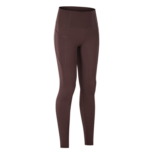 Pocket High Waist Yoga Pants Without T-Line
