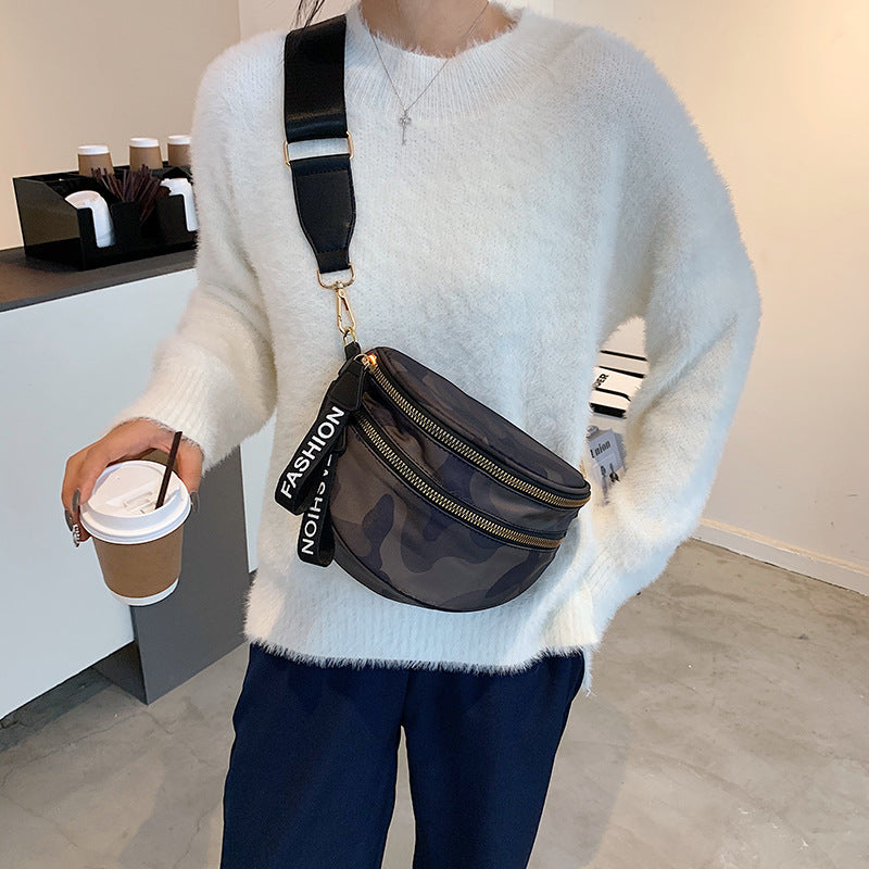 Personality Fashion Camouflage Pattern Fashion Lady Bag