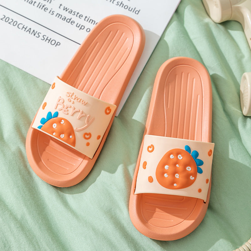 Lovely Slippers Women''S Summer Fashion Wear Bath Antiskid Men''S Home Couple Cool Slippers Stepping On Excrement Feeling Indoor
