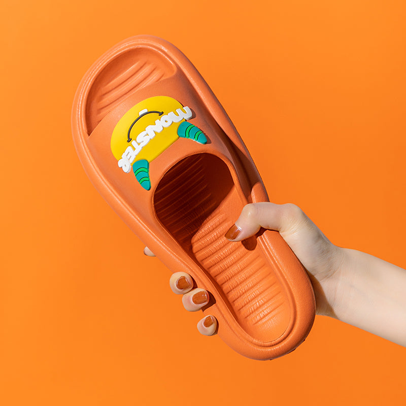 Lovely Slippers Women''S Summer Fashion Wear Bath Antiskid Men''S Home Couple Cool Slippers Stepping On Excrement Feeling Indoor