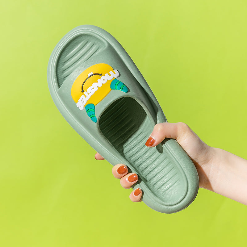 Lovely Slippers Women''S Summer Fashion Wear Bath Antiskid Men''S Home Couple Cool Slippers Stepping On Excrement Feeling Indoor