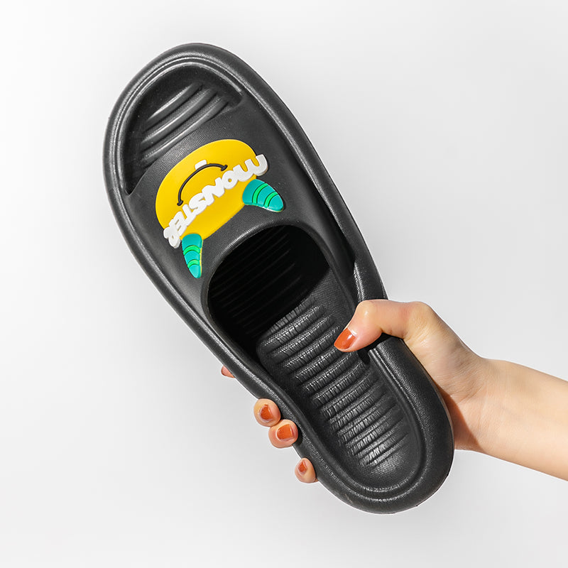 Lovely Slippers Women''S Summer Fashion Wear Bath Antiskid Men''S Home Couple Cool Slippers Stepping On Excrement Feeling Indoor