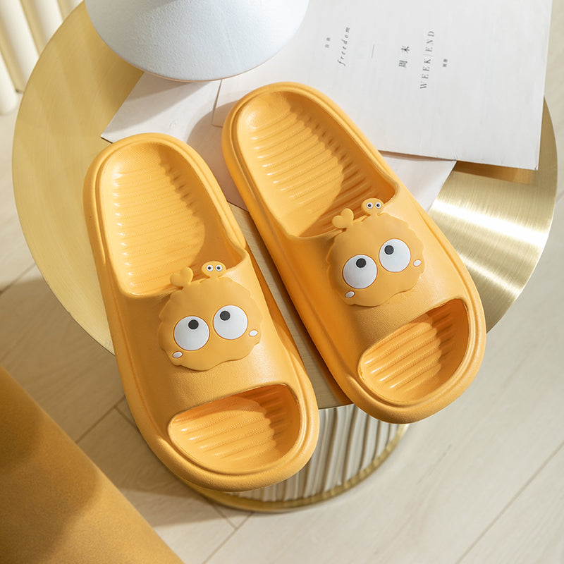Lovely Slippers Women''S Summer Fashion Wear Bath Antiskid Men''S Home Couple Cool Slippers Stepping On Excrement Feeling Indoor