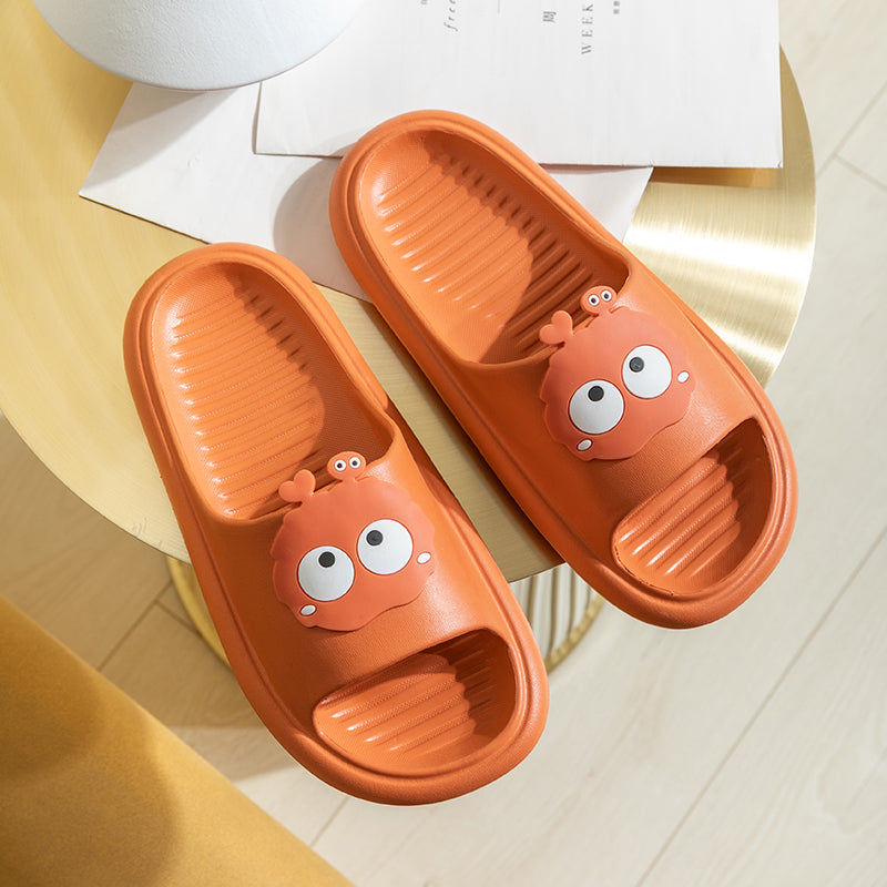 Lovely Slippers Women''S Summer Fashion Wear Bath Antiskid Men''S Home Couple Cool Slippers Stepping On Excrement Feeling Indoor