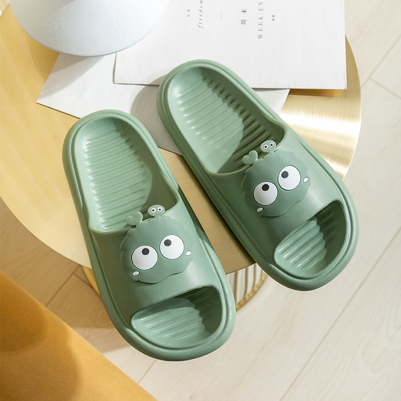 Lovely Slippers Women''S Summer Fashion Wear Bath Antiskid Men''S Home Couple Cool Slippers Stepping On Excrement Feeling Indoor