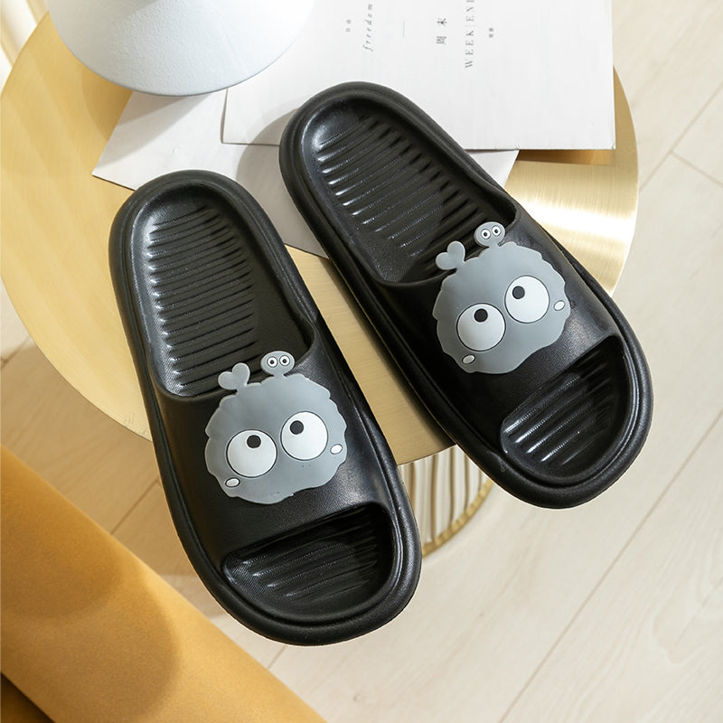 Lovely Slippers Women''S Summer Fashion Wear Bath Antiskid Men''S Home Couple Cool Slippers Stepping On Excrement Feeling Indoor