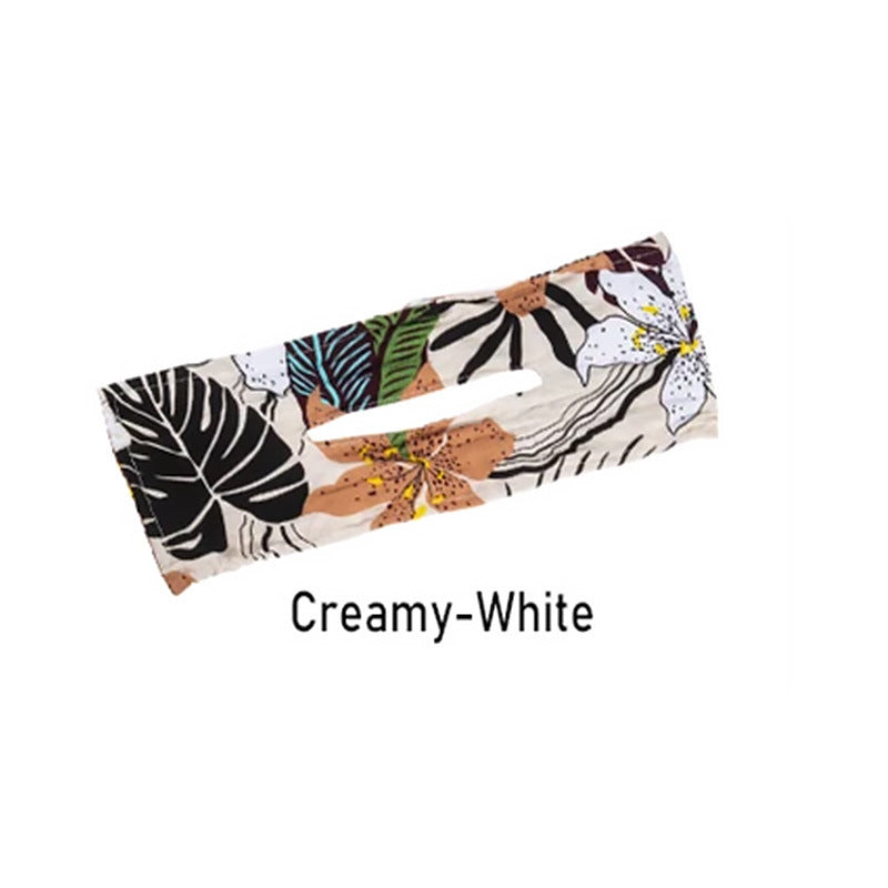Deft Bun Custom Cross-Border New Lightweight French Retro Headband Korean Printing Headband
