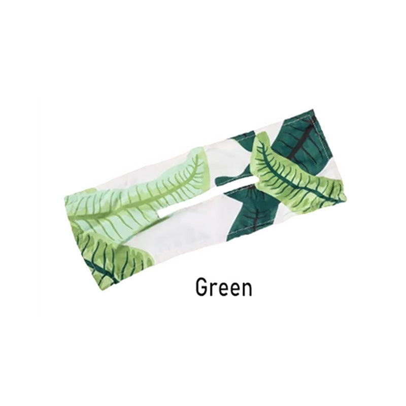 Deft Bun Custom Cross-Border New Lightweight French Retro Headband Korean Printing Headband