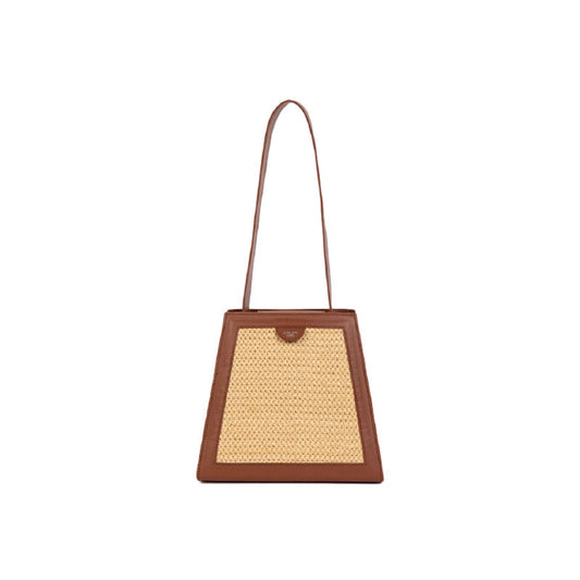 Simple Trapezoidal Stitching Handbag