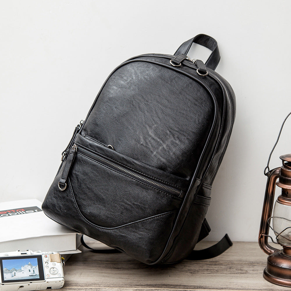 Korean Backpack Multi-Pocket Large-Capacity Casual Computer School Bag Men'S Bag