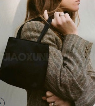 Designer Handbag Tote-Bag Crossbody-Bag Square Satin Messenger Shoulder Small Vintage