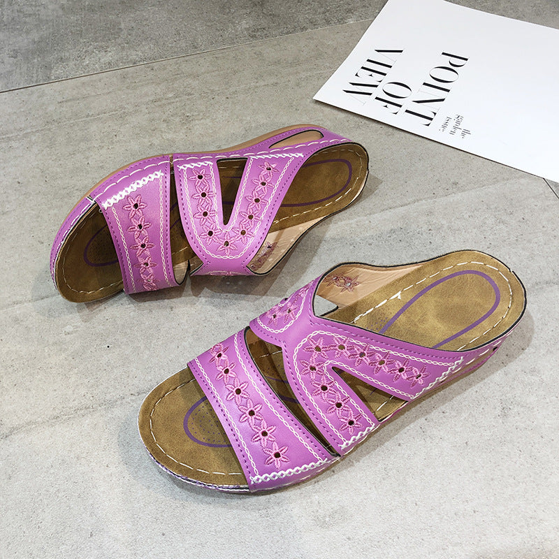 Pu Bottom Rocking Slippers Sandals And Slippers