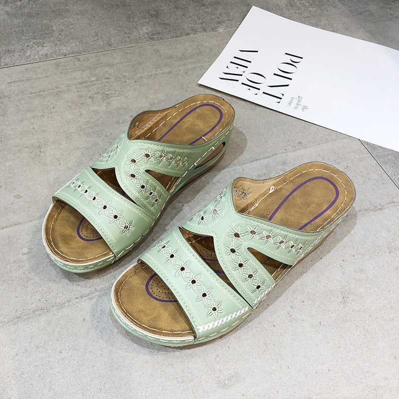Pu Bottom Rocking Slippers Sandals And Slippers