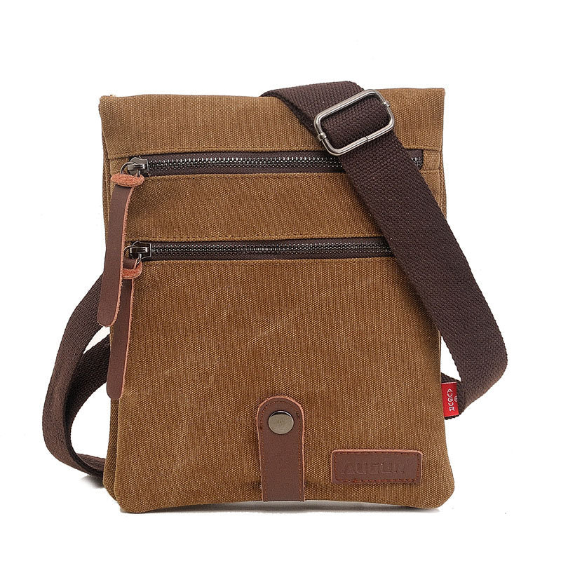 Summer New Style Shoulder Bag Canvas Bag Small Messenger Men'S Bag Batch