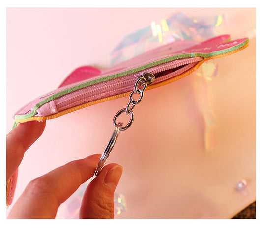 Coin Purse Ladies Wallet Small Mini Cute Cartoon Card Holder Key Earphone Money Bag Girl Wallet