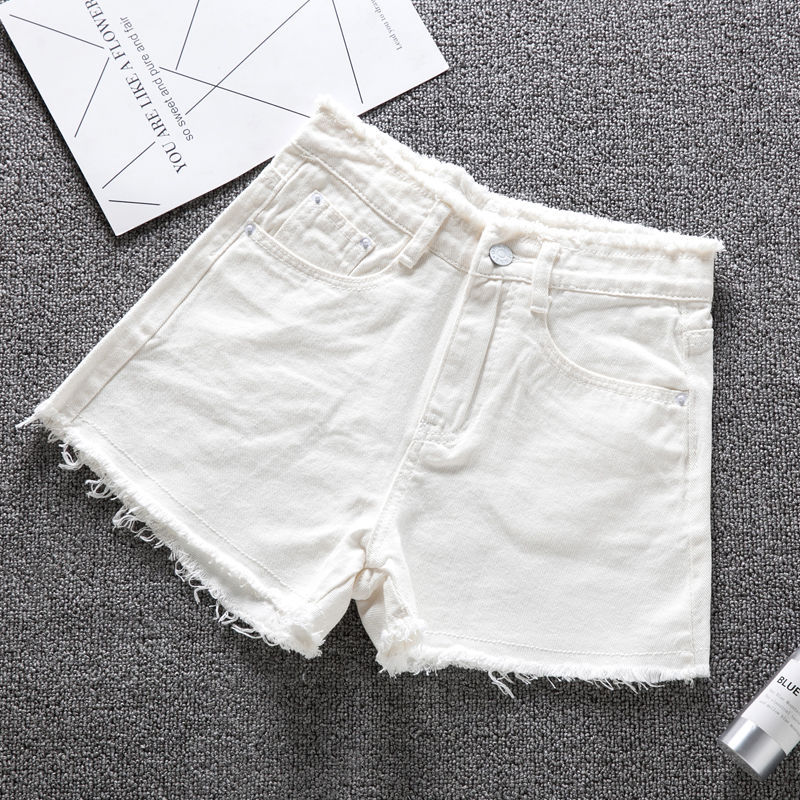 Denim Shorts Women's Summer  Korean Version Of Loose Wide-Legged Wild Thin High-Waisted Hot Pants