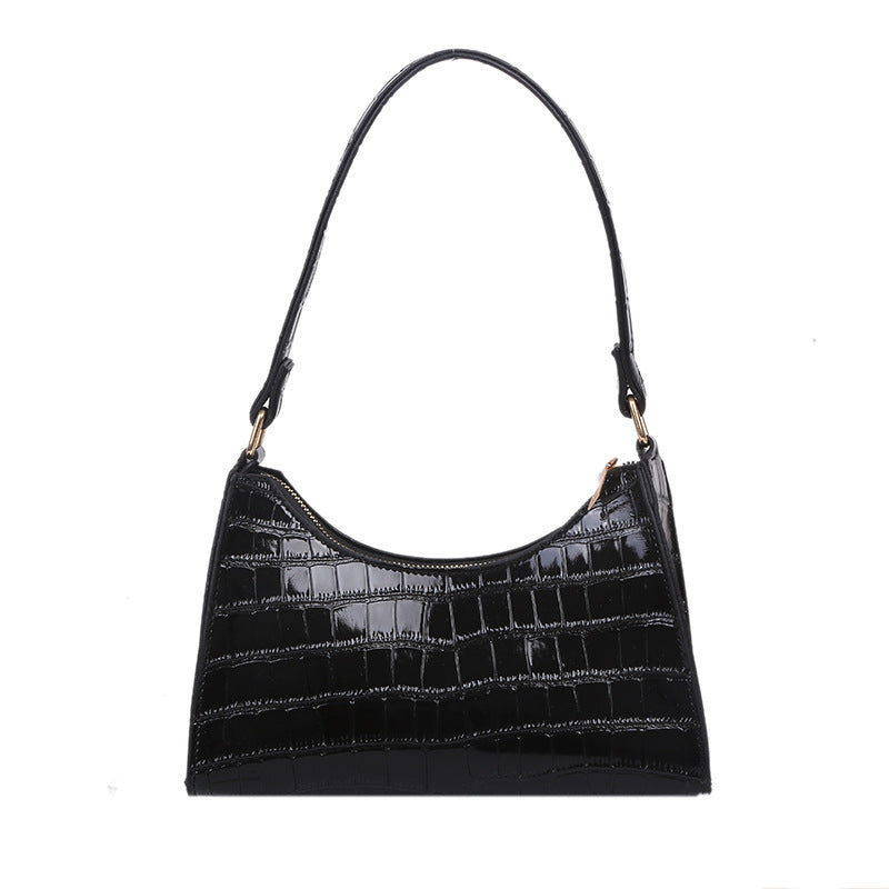 Ins Korean Version Of All-Match Solid Color Single Shoulder Bag Fashion Single Shoulder Armpit Bag Handbag