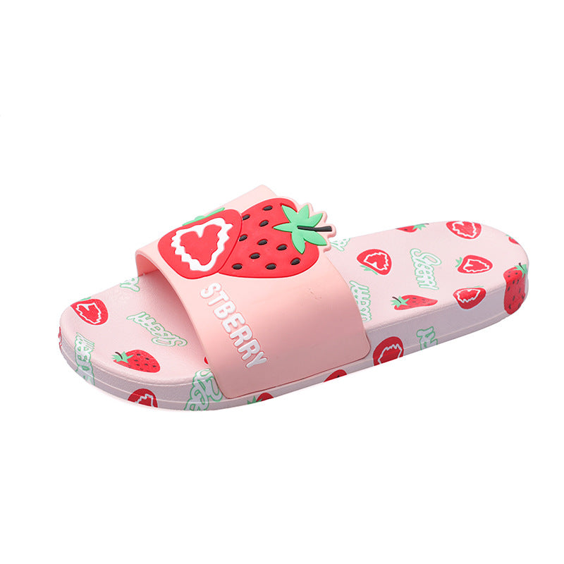 New Style Slippers Female Summer Cute Girl Heart